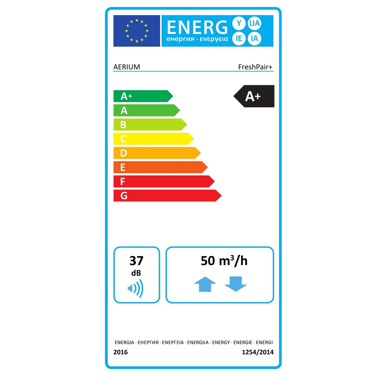 Decentrální rekuperace AERIUM FreshPair+ C60P s CO2 senzorem Decentrální rekuperace AERIUM FreshPair+ C60P s CO2 senzorem