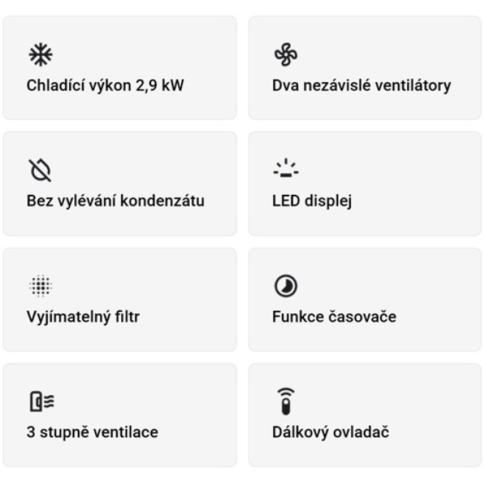 Mobilní klimatizace REMKO MKT 295 Eco S-Line Mobilní klimatizace REMKO MKT 295 Eco S-Line