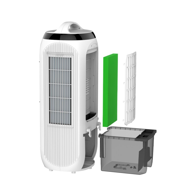 Ochlazovač vzduchu, čistička vzduchu, zvlhčovač a ventilátor AERIUM TotalCare 4in1 H13WIFI - rozbaleno