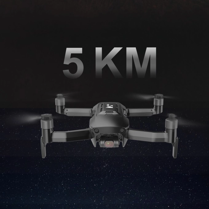 Dron AERIUM Hubsan Blackhawk 2 GPS 4K Combo černý - 2 baterie