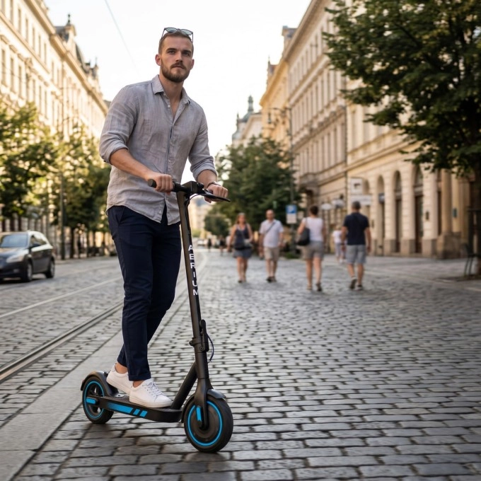 Elektrokoloběžka AERIUM MaxRide T500 modrá